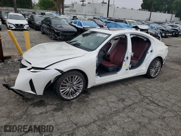 2024 Lexus IS 300 with VIN JTHDA1D24R5129048, listed as a Copart auction lot 57604335 with 6,339 mi miles and Clean title. Bid and sale history available at DreamBid. Image 1.
