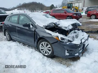 2018 Subaru Impreza with VIN 4S3GTAA67J3745553, listed as a IAAI auction lot 41296165 with 79,211 mi miles. Bid and sale history available at carsss.com. Image 1.