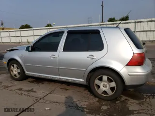 2002 Volkswagen Golf GLS with VIN 9BWGK61J724014028, listed as a Copart auction lot 64166534 with 181,469 mi miles and Salvage Title. Bid and sale history available at carsss.com. Image 2.