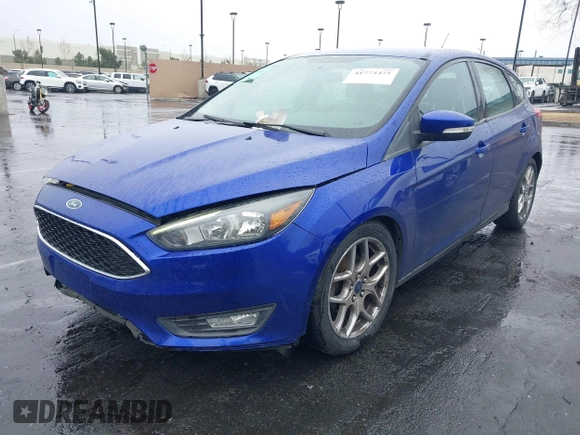 2015 Ford Focus SE with VIN 1FADP3K26FL341512, listed as a IAAI auction lot 41774421 with 107,201 mi miles. Bid and sale history available at carsss.com. Image 2.