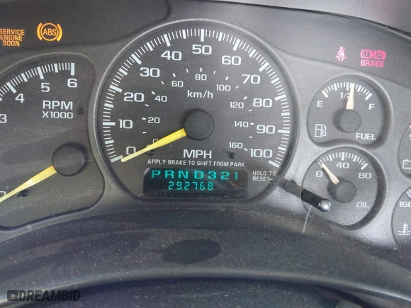 2000 Chevrolet Silverado 1500 LT with VIN 1GCEK19T9YE254579, listed as a IAAI auction lot 41620450 with 292,768 mi miles. Bid and sale history available at carsss.com. Image 7.