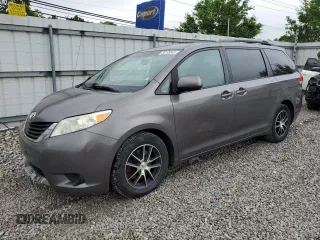 2011 Toyota Sienna LE AAS с VIN 5TDKK3DC9BS051344, выставлен на аукционе Copart как лот 58189545 с пробегом 287 969 миль миль и Списание • Salvage title. История ставок и продаж доступна на DreamBid. Изображение 1.
