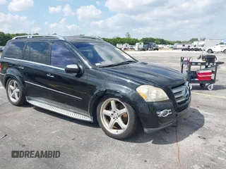 2009 Mercedes-Benz GL-Class 5.5L with VIN 4JGBF86E49A458359, listed as a IAAI auction lot 41808818 with 114,048 mi miles. Bid and sale history available at carsss.com. Image 1.