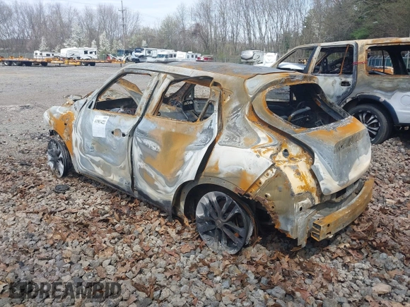 2012 Nissan Juke SL with VIN JN8AF5MV0CT125528, listed as a IAAI auction lot 41981422 with 1 mi miles. Bid and sale history available at carsss.com. Image 3.