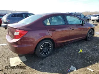 2012 Honda Civic EX-L with VIN 19XFB2F92CE022759, listed as a Copart auction lot 51343545 with 135,540 mi miles and Salvage Title. Bid and sale history available at DreamBid. Image 3.