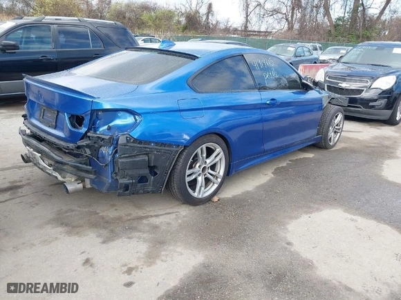 2014 BMW 4 Series 435i xDrive with VIN WBA3R5C59EK189019, listed as a IAAI auction lot 41919215 with 236,908 mi miles. Bid and sale history available at carsss.com. Image 4.