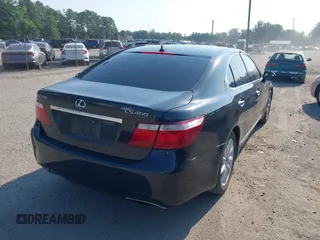 2007 Lexus LS 460 with VIN JTHBL46F975051429, listed as a IAAI auction lot 42609494 with 229,424 mi miles and . Bid and sale history available at DreamBid. Image 4.