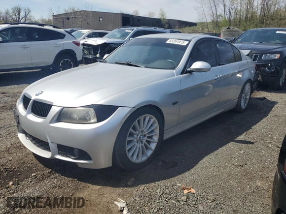 2006 BMW 3 Series 325i with VIN WBAVB13516KR59012, listed as a Copart auction lot 53261015 with 0 mi miles and Salvage Title. Bid and sale history available at carsss.com. Image 1.