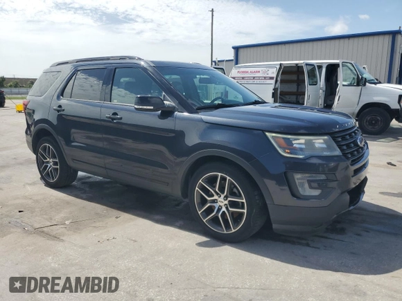 2017 Ford Explorer Sport с VIN 1FM5K8GT0HGA45758, выставлен на аукционе Copart как лот 63240925 с пробегом 129 868 миль миль и Списание • Salvage title. История ставок и продаж доступна на DreamBid. Изображение 4.