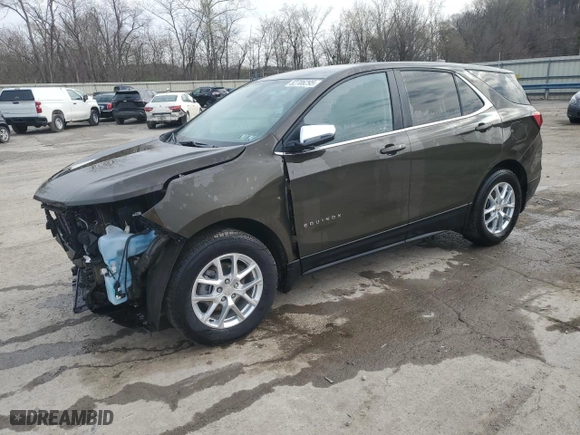 2023 Chevrolet Equinox LT with VIN 3GNAXUEGXPL157844, listed as a Copart auction lot 52706295 with 11,113 mi miles and Salvage Title. Bid and sale history available at carsss.com. Image 1.