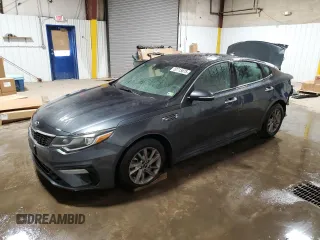 2019 Kia Optima LX z VIN 5XXGT4L35KG377685, wystawiony jako Copart lot #52715875 z przebiegiem 75 987 mil mil oraz Szkoda całkowita • Salvage title. Historia ofert i sprzedaży dostępna na DreamBid. Obrazek 1.