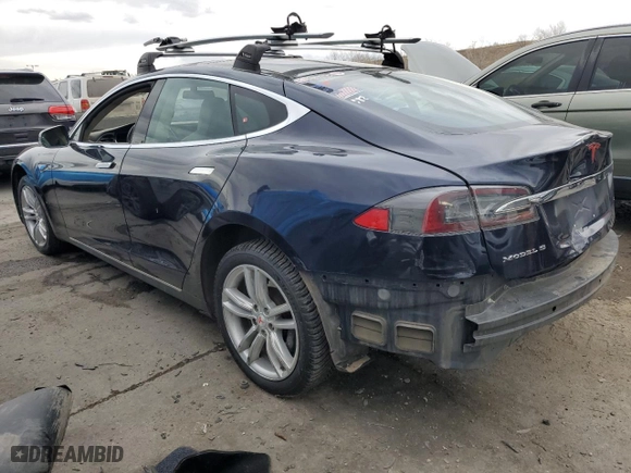 2013 Tesla Model S Performance with VIN 5YJSA1DP8DFP06465, listed as a Copart auction lot 41850395 with 0 miles and Salvage Title. Bid and sale history available at carsss.com. Image 2.