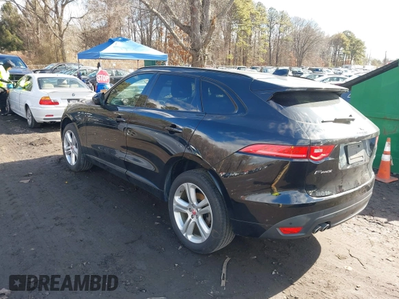 2018 Jaguar F-Pace with VIN SADCL2FN9JA250887, listed as a IAAI auction lot 41490802 with 69,335 mi miles and . Bid and sale history available at DreamBid. Image 3.
