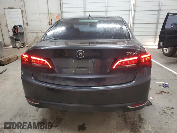 2015 Acura TLX with VIN 19UUB1F39FA010534, listed as a Copart auction lot 86807704 with 132,376 mi miles and Salvage title. Bid and sale history available at DreamBid. Image 6.