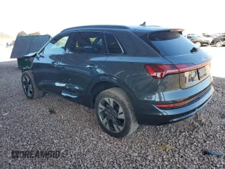 2023 Audi e-tron Premium with VIN WA1AAAGE3PB023323, listed as a Copart auction lot 69809524 with 31,564 mi miles and Salvage Title. Bid and sale history available at DreamBid. Image 2.