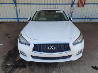 2017 Infiniti Q50 3.0t Premium with VIN JN1EV7AR3HM834493, listed as a Copart auction lot 54164395 with 165,329 mi miles and Clean Title. Bid and sale history available at carsss.com. Image 5.