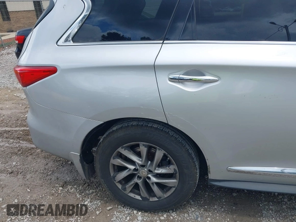 2014 Infiniti QX60 with VIN 5N1AL0MN2EC553994, listed as a IAAI auction lot 42251356 with 168,277 mi miles and . Bid and sale history available at DreamBid. Image 6.