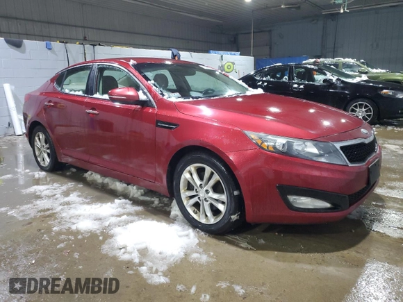 2013 Kia Optima EX z VIN 5XXGN4A70DG226773, wystawiony jako Copart lot #83885634 z przebiegiem 138 772 mil mil oraz Czysty tytuł • Clean title. Historia ofert i sprzedaży dostępna na DreamBid. Obrazek 4.