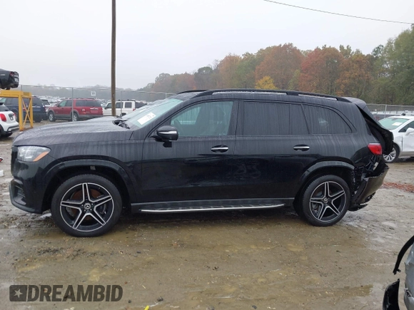 2024 Mercedes-Benz GLS 450 with VIN 4JGFF5KEXRB085487, listed as a IAAI auction lot 40887211 with 26,042 mi miles and . Bid and sale history available at DreamBid. Image 14.