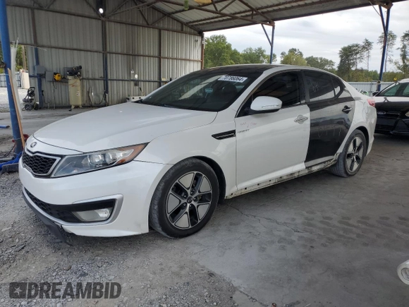 2013 Kia Optima Hybrid LX with VIN KNAGM4AD7D5042005, listed as a Copart auction lot 70786064 with 209,166 mi miles and Salvage Title. Bid and sale history available at carsss.com. Image 1.