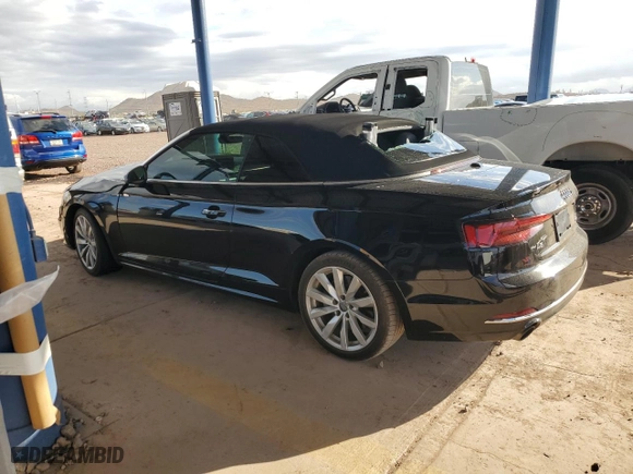 2018 Audi A5 Cabriolet Premium with VIN WAUWNGF59JN006131, listed as a Copart auction lot 76838834 with NaN miles and Salvage Title. Bid and sale history available at carsss.com. Image 2.