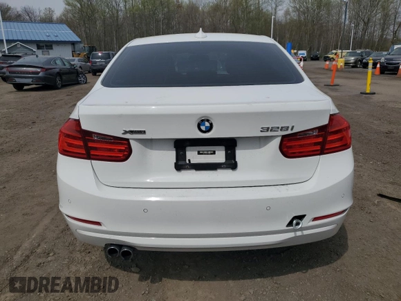 2015 BMW 3 Series 328i xDrive with VIN WBA3B5C53FF960590, listed as a Copart auction lot 54687145 with 54,520 mi miles and Salvage title. Bid and sale history available at DreamBid. Image 6.