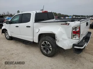 2021 Chevrolet Colorado 2WD Z71 with VIN 1GCGSDEN1M1200745, listed as a Copart auction lot 45241485 with 44,863 mi miles and Salvage Title. Bid and sale history available at carsss.com. Image 2.
