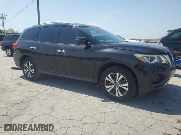2017 Nissan Pathfinder SL with VIN 5N1DR2MM5HC666714, listed as a Copart auction lot 52892715 with 156,412 mi miles and Salvage title. Bid and sale history available at DreamBid. Image 4.