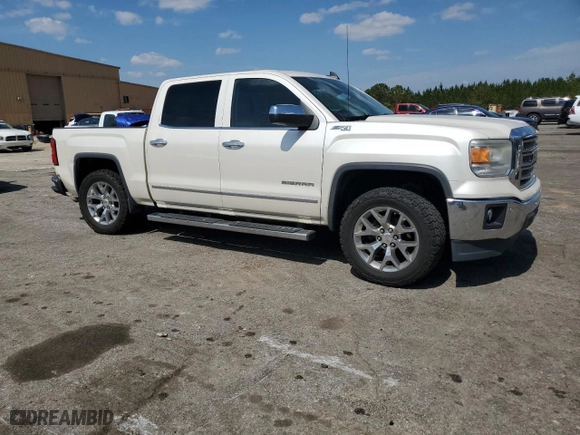 2015 GMC Sierra 1500 SLT with VIN 3GTU2VEC6FG403593, listed as a Copart auction lot 49148125 with 220,822 mi miles and Salvage Title. Bid and sale history available at carsss.com. Image 4.