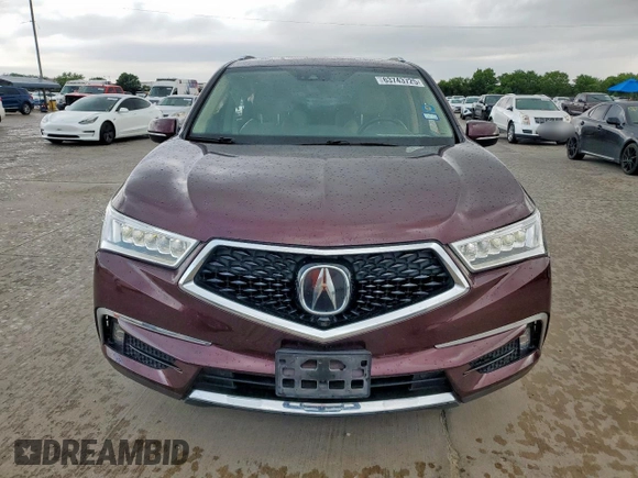 2017 Acura MDX Advance with VIN 5FRYD4H81HB015109, listed as a Copart auction lot 63743725 with 81,184 mi miles and Salvage title. Bid and sale history available at DreamBid. Image 5.