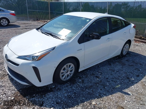 2022 Toyota Prius L Eco with VIN JTDKAMFUXN3159170, listed as a IAAI auction lot 41930288 with 53,414 mi miles and . Bid and sale history available at DreamBid. Image 17.