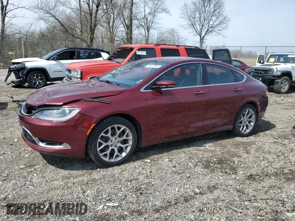 2015 Chrysler 200 C z VIN 1C3CCCEGXFN610676, wystawiony jako Copart lot #50576045 z przebiegiem 183 912 mil mil oraz Tytuł czysty. Historia ofert i sprzedaży dostępna na DreamBid. Obrazek 1.
