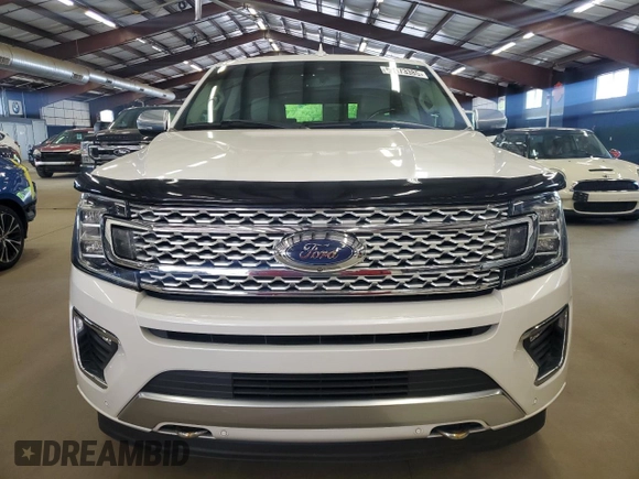2019 Ford Expedition Max Platinum z VIN 1FMJK1MT7KEA55202, wystawiony jako Copart lot #57873385 z przebiegiem 93 136 mil mil oraz Czysty tytuł • Clean title. Historia ofert i sprzedaży dostępna na DreamBid. Obrazek 5.