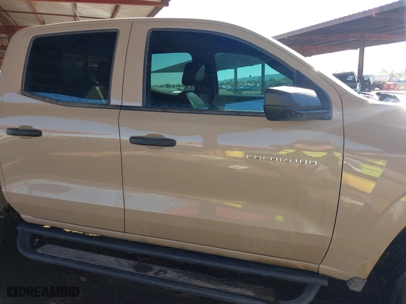 2023 Chevrolet Colorado 4WD Work Truck with VIN 1GCPTBEK0P1133907, listed as a IAAI auction lot 41312569 with 41,467 mi miles. Bid and sale history available at carsss.com. Image 13.