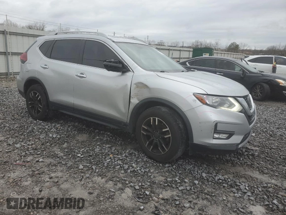 2018 Nissan Rogue SV with VIN JN8AT2MV4JW317263, listed as a Copart auction lot 45039045 with 124,579 mi miles and Salvage Title. Bid and sale history available at carsss.com. Image 4.