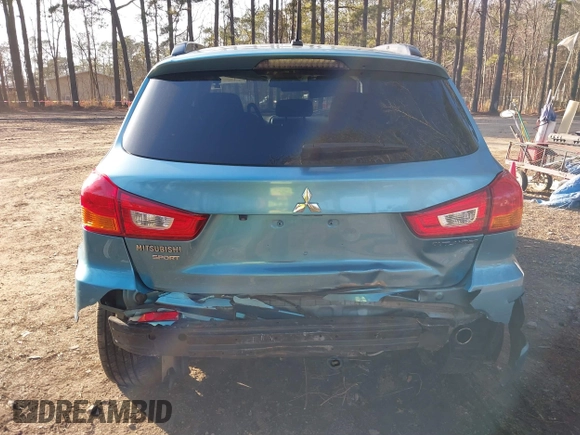 2012 Mitsubishi Outlander Sport SE with VIN JA4AP4AU7CZ005523, listed as a IAAI auction lot 41499056 with 108,342 mi miles. Bid and sale history available at carsss.com. Image 16.