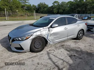2020 Nissan Sentra S z VIN 3N1AB8BV2LY268129, wystawiony jako Copart lot #59950825 z przebiegiem 44 223 mil mil oraz Nie do naprawy • Non repairable. Historia ofert i sprzedaży dostępna na DreamBid. Obrazek 1.