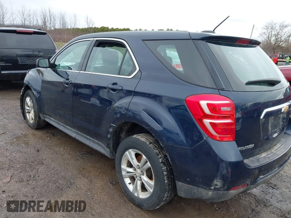 2017 Chevrolet Equinox LS with VIN 2GNALBEK9H1586450, listed as a IAAI auction lot 41938530 with 116,119 mi miles and . Bid and sale history available at DreamBid. Image 3.