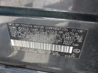 2008 Lexus IS 350 с VIN JTHBE262285019919, выставлен на аукционе IAAI как лот 42032698 с пробегом 238 525 миль миль и . История ставок и продаж доступна на DreamBid. Изображение 9.