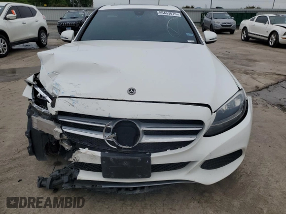 2018 Mercedes-Benz C 300 with VIN 55SWF4JB8JU278842, listed as a Copart auction lot 55453075 with 89,020 mi miles and Clean Title. Bid and sale history available at DreamBid. Image 5.