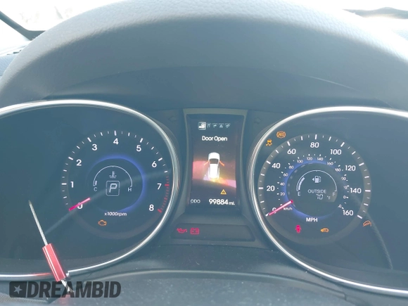 2016 Hyundai Santa Fe SE with VIN KM8SR4HF1GU141799, listed as a IAAI auction lot 41348405 with 99,884 mi miles. Bid and sale history available at carsss.com. Image 7.