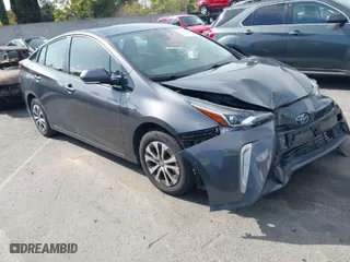 2019 Toyota Prius LE with VIN JTDL9RFUXK3005094, listed as a IAAI auction lot 41948749 with 98,156 mi miles. Bid and sale history available at carsss.com. Image 1.