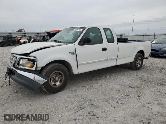 1999 Ford F-150 with VIN 2FTRX17W3XCA68816, listed as a Copart auction lot 53080755 with 201,501 mi miles and Salvage Title. Bid and sale history available at DreamBid. Image 1.