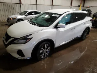 2021 Nissan Murano S with VIN 5N1AZ2AS9MC137024, listed as a Copart auction lot 43761925 with 46,527 mi miles and Salvage Title. Bid and sale history available at carsss.com. Image 1.