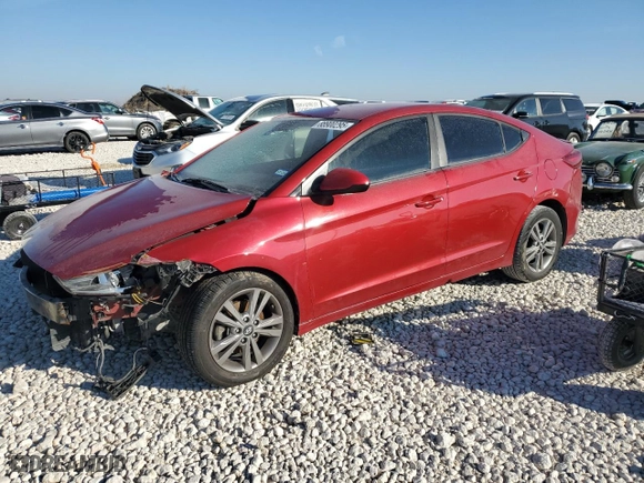 2018 Hyundai Elantra GL with VIN KMHD84LF8JU636818, listed as a Copart auction lot 88900295 with 0 mi miles and Salvage Title. Bid and sale history available at carsss.com. Image 1.