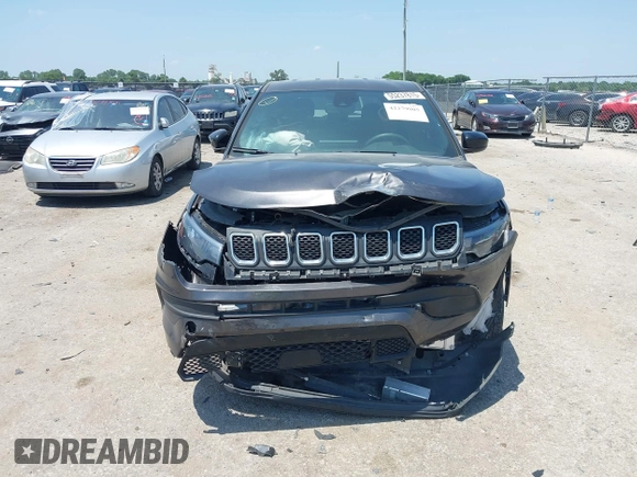 2023 Jeep Compass Sport with VIN 3C4NJDAN3PT515463, listed as a IAAI auction lot 42279905 with 15,339 mi miles and . Bid and sale history available at DreamBid. Image 12.