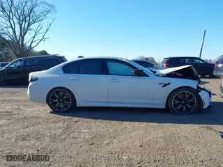 2019 BMW M5 Competition with VIN WBSJF0C57KB285614, listed as a IAAI auction lot 39011419 with 1 mi miles. Bid and sale history available at carsss.com. Image 12.