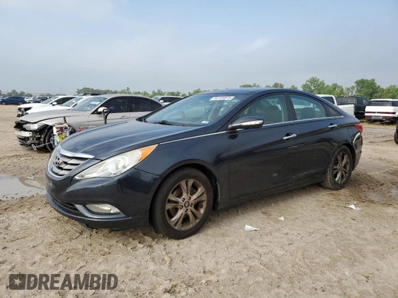 2013 Hyundai Sonata Limited with VIN 5NPEC4AC8DH545112, listed as a Copart auction lot 54105875 with 200,491 mi miles and Clean Title. Bid and sale history available at carsss.com. Image 1.