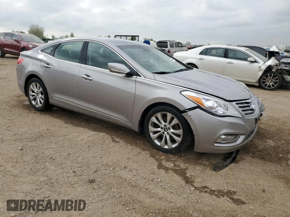 2014 Hyundai Azera Limited with VIN KMHFH4JG3EA374587, listed as a Copart auction lot 56535405 with 99,093 mi miles and Salvage title. Bid and sale history available at DreamBid. Image 4.