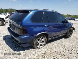2005 BMW X5 4.8is with VIN 5UXFA93565LE83388, listed as a Copart auction lot 52412585 with 162,200 mi miles and Salvage Title. Bid and sale history available at carsss.com. Image 3.